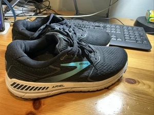Brooks Ariel 20 Women's Size 9 B (Medium) Comfort Running Shoes Black Blue - Picture 1 of 9