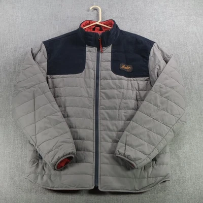 Howler Brothers Jacket Men Extra Large Gray Blue Merlin Puffer Packable Coat - Image 1 of 4