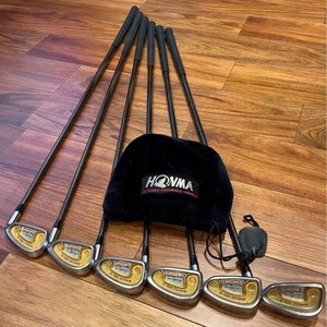 HONMA GOLF Twin Marks 2000-α 6pcs Iron Set 7-11/SW 2STAR With Case - Picture 1 of 10