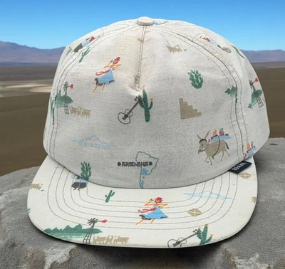 Roark Revival Argentina Adventure Relaxed-Fit 5-Panel Strapback OSFM Hat Cap  - Image 1 of 4