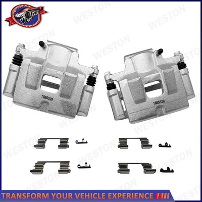 For 2015-2016 Chrysler 200 2014-2018 Jeep Cherokee New Front Brake Caliper Set Foto 1 de 4