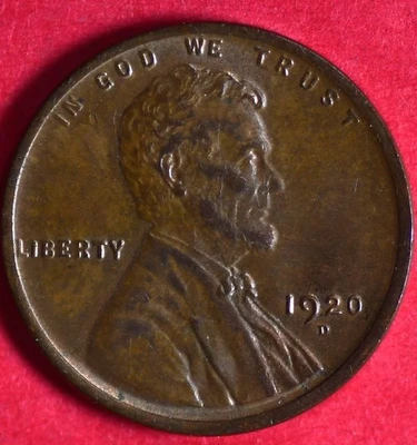 1920-D Lincoln Wheat Cent Choice UNC BN - Image 1 of 2