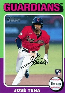 2024 Topps Heritage - Color Swap Variation Jose Tena #227 (RC) - Picture 1 of 1