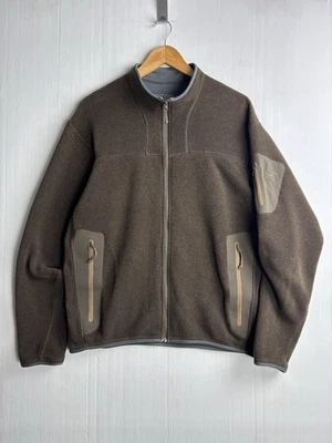 Vintage Arcteryx Polartec Jacket Mens L Fleece Zip Brown Canada - Image 1 of 4