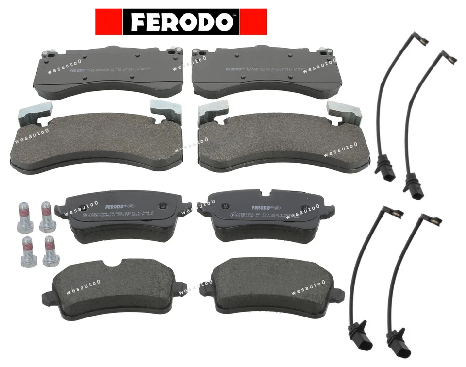 Pastilha de freio dianteiro e conjunto de pastilhas de freio traseiro OES +Sensor para Audi S6 S7 13-18 - Imagem 1 de 1