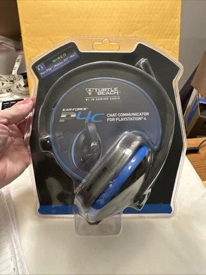 Turtle Beach Ear Force P4c Black Headband Headsets for Multi-Platform  BRAND NEW - Image 1 of 4