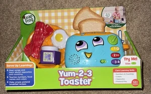 LEAP FROG. YUM-2-3 TOASTER, Turquoise NEW IN BOX! - Picture 1 of 4