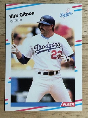 1988 Fleer Update #U93 Kirk Gibson - Image 1 of 2