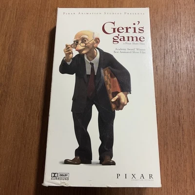Geri’s Game (VHS, 1997) Pixar Short Film – Academy Award Winner RARE COLLECTIBLE - Image 1 of 4