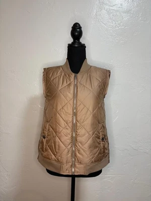 Chaleco acolchado ligero BCBGeneration oro rosa talla S Foto 1 de 4