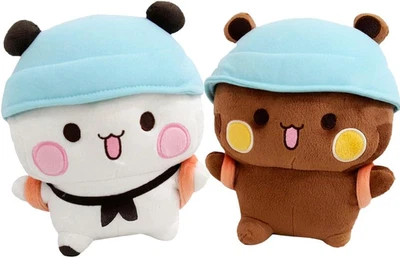 Bubu Dudu Peluche, 2PCS Bubu and Dudu Plush, Bubu Dudu Gadgets,Bubu Dudu Bambole - Immagine 1 di 4
