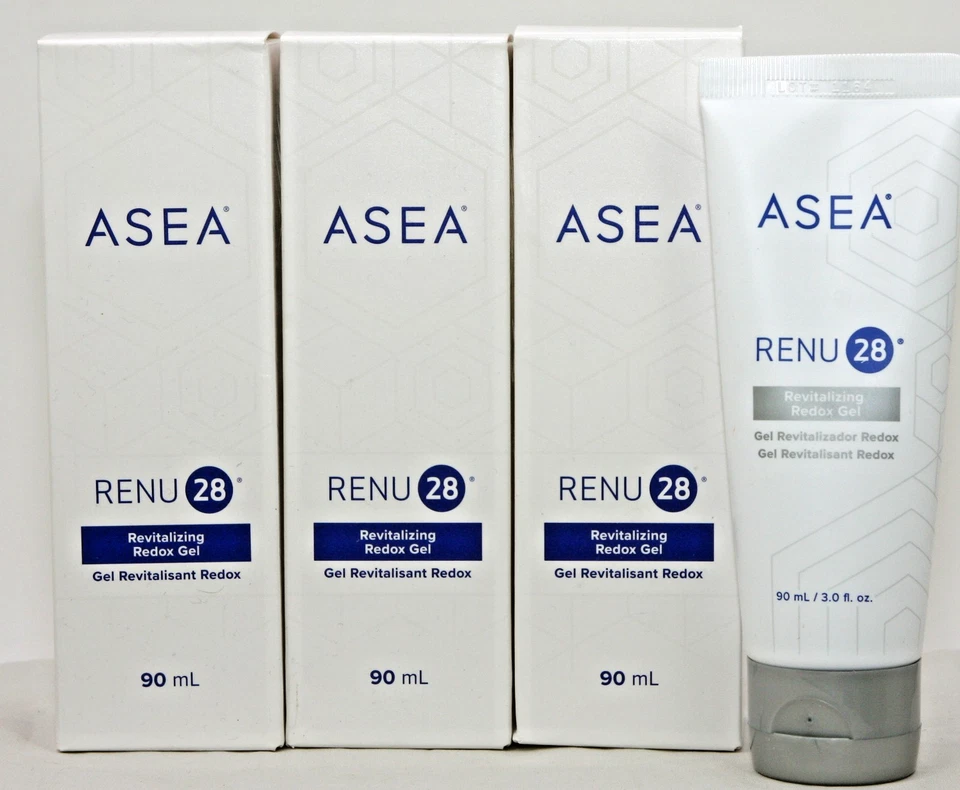 *3-Pack* ASEA RENU 28 Revitalizing Redox Gel 3oz/90 mL - Image 1 of 4