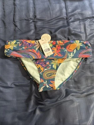 Boden Bikini Parte Inferior Mujer 10 Levanzo Plegable Traje de Baño NUEVO. DGR Verde Floral Foto 1 de 3