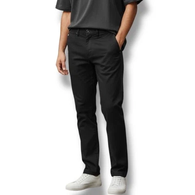 AG Adriano Goldschmied The Clyfton Relaxed Straight Leg Jeans Mens 32x33 Black - Image 1 of 4