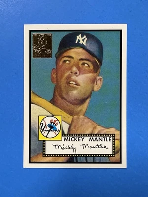 Mickey Mantle ~ 1996 Topps Conmemorativo #2 (Nuevo) 1952 Topps #311 SP ~ YANKEES-HOF Foto 1 de 4