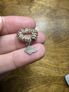 Vintage Sterling Silver Hawaii Aloha Lai Charm Movable - Picture 1 of 4