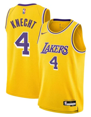 Новая молодежная футболка свингмена Nike Dalton Knecht Los Angeles Lakers Icon Edition M - Изображение 1 из 4