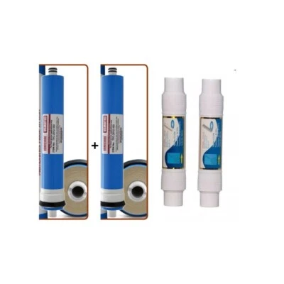 KIT RICAMBIO FILTRI E MEMBRANE PER DEPURATORE OSMOSI INVERSA RO PAD 300 ROPAD - Immagine 1 di 4