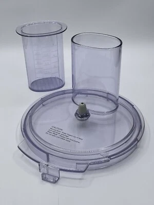 Braun LID & PUSH Clear Work Bowl 5 In 1 Food Prep Center K1000 K3000 KM3050 3210 - Immagine 1 di 4