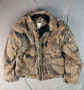 VTG Northwest Territory Camo Jacket Mens X L Sniper Hunting Insulated NO ZIPPER - Picture 1 of 22
