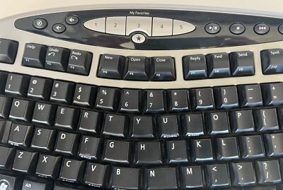 Microsoft Wireless Comfort Keyboard 4000 1045 Ergonomic Transmitter - Tested - Image 1 of 4
