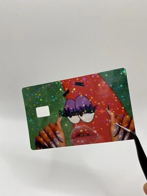 HAPPY STAMPS CO Materia Girl Funny Credit Card Skin-Funny Debit Card Skin SMALL CHIP