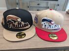 Couvercles nouvelle ère Philadelphia Phillies montés 7 5/8 flambant neufs pas de club de chapeau