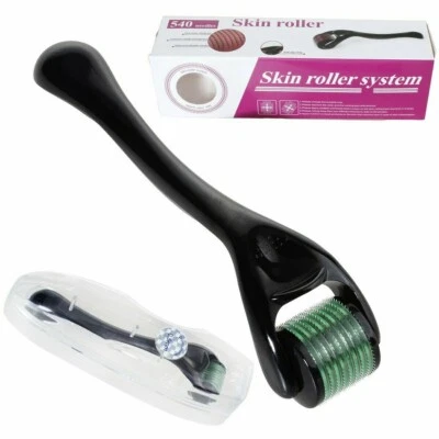 Dermaroller Derma Roller 540 Titan Mikronadel GRÜN Massage 0,5 - 1,5 mm - Bild 1 von 4