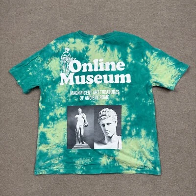 Camisa Zara Mujer Verde Mediana M Verde Manga Corta Tie Dye Online Museo Adultos Foto 1 de 4