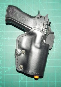 Front Line SKC52-BK BFL RH Kydex Belt Holster Lined for IMI 4.4" Baby Eagle FL - Picture 1 of 12