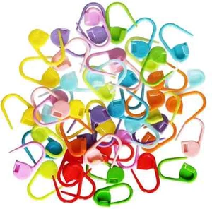 Knitting / Crochet... Locking Stitch / Row markers plastic 20 pieces - Picture 1 of 2