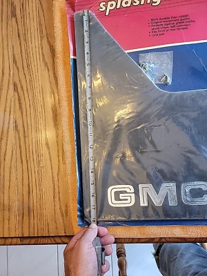 RARE NOS GMC TRUCK MUDFLAPS 1 PAIR - Image 1 of 4