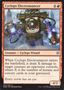 2X CYCLOPS ELECTROMANCER 122/264 WAR OF THE SPARK MTG MAGIC NM X2 - Picture 1 of 1