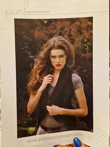 Purl Alpaca Designs Balboa Waistcoat Knitting Pattern Sizes 73-112cm - Picture 1 of 3