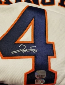 George Springer Houston Astros Autograph Jersey Cool Replica COA MLB & Fanatics - Picture 1 of 4
