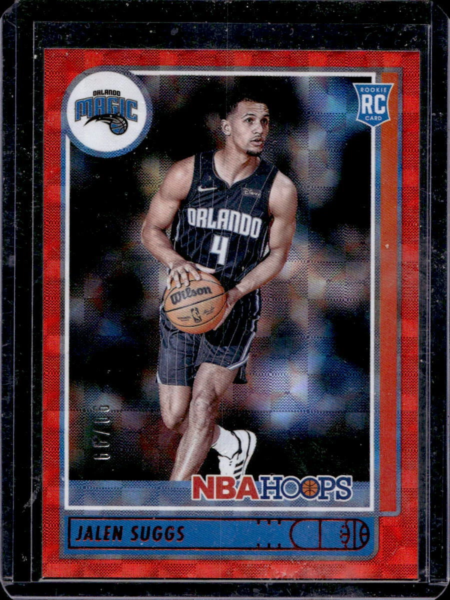 Jalen Suggs 2021-22 Panini NBA Hoops Rookie #210 Red Hyper /99