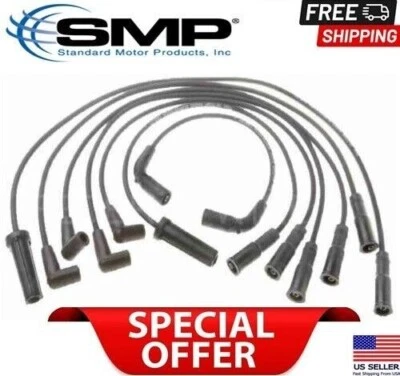 Juego de cables de bujías de alta temperatura para Chevy GMC Oldsmobile 4,3 L V6 7 mm GMC OEM #QW1251 Foto 1 de 4