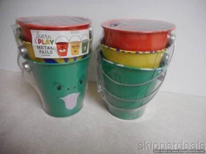 2 KIDS LEARN & PLAY 3 PAILS SET BRAND NEW - Picture 1 of 3