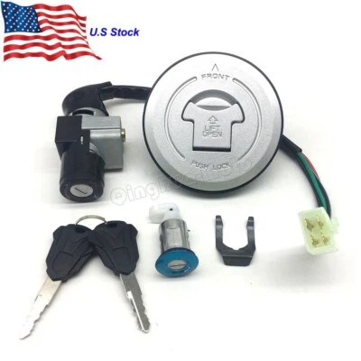 Interruptor de encendido Kit de bloqueo de asiento de tapa de gas combustible para Honda Grom 125 MSX 125 2013-2016 Foto 1 de 4