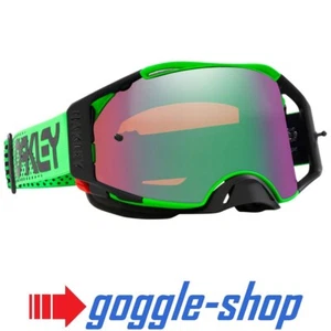 Lunettes De Motocross Oakley Airbrake - Moto Blue / Lentille Prizm Sapphire - Foto 1 di 4