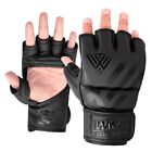Wyox Mma Gloves For Men And Women, Super Lightweight Ufc Mixed L / Xl Black
