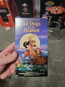 All Dogs Go to Heaven (VHS, 1994, Slipsleeve)- Tested & Works- No Mold - Picture 1 of 12