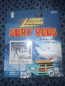 Johnny Lightning Surf Rods Da Surf Woody White Wheels (CHASE) - Picture 1 of 3