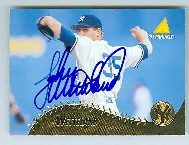 John Wetteland autographed baseball card (New York Yankees) 1995 Pinnacle #347 - Image 1 of 1