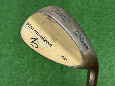 Wilson Golf Armonizado Berilio Cobre BeCu 64* Problema Cuña Diestro USADO Foto 1 de 4
