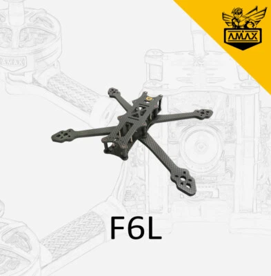 F6L 6'' Carbon Frame HD Vista DJI FPV Freestyle Long Range Race Quad Drone AMAX - Bild 1 von 4