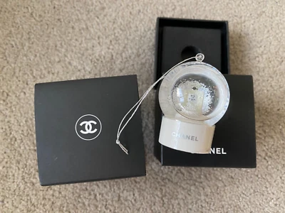 New Authentic Chanel Perfume Charm Christmas Decoration Ornament Snow Globe - Image 1 of 4