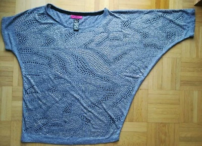 Custo Barcelona asymmetrische Bluse grau, Gr S  - Bild 1 von 4