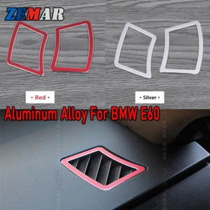 Aluminum Alloy Car Side Air Vent Outlet Cover Trim For BMW 5 Series E60 2004-10 - Bild 1 von 8
