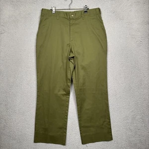 VTG Boy Scouts BSA Pants Mens 36x36 Green Uniform Trouser Utility Outdoor Rustic - Picture 1 of 14